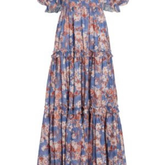 Caroline Constas Floral Off-Shoulder Maxi Dress - Picture 2 of 5